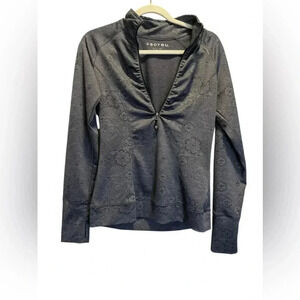 Soybu pullover half zip athletic lightweight fitted sweatshirt